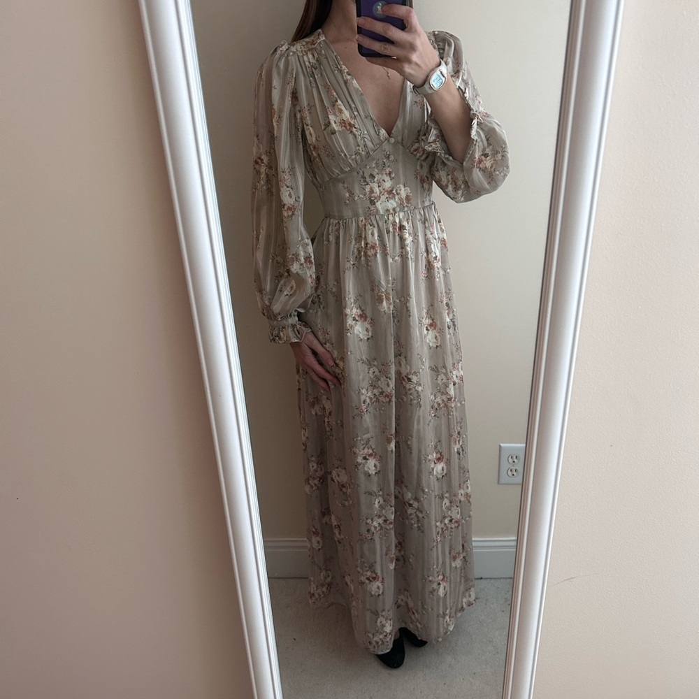 Vintage Style Maxi Dress